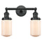 Innovations Lighting Dover 2 Light Bath Vanity Light Part Of The Franklin Restoration Collection 208L-BK-G311-LED