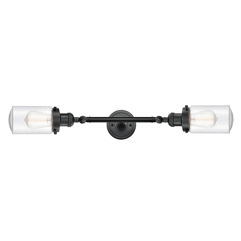 Innovations Lighting Dover 2 Light Bath Vanity Light Part Of The Franklin Restoration Collection 208L-BK-G314-LED
