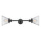 Innovations Lighting Large Cone 2 Light Bath Vanity Light Part Of The Franklin Restoration Collection 208L-BK-G42-LED