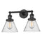Innovations Lighting Large Cone 2 Light Bath Vanity Light Part Of The Franklin Restoration Collection 208L-BK-G44