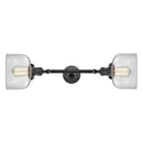Innovations Lighting Large Bell 2 Light Bath Vanity Light Part Of The Franklin Restoration Collection 208L-BK-G72