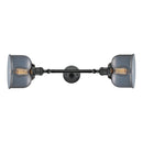 Innovations Lighting Large Bell 2 Light Bath Vanity Light Part Of The Franklin Restoration Collection 208L-BK-G73