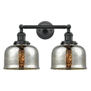 Innovations Lighting Large Bell 2 Light Bath Vanity Light Part Of The Franklin Restoration Collection 208L-BK-G78-LED