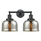 Innovations Lighting Large Bell 2 Light Bath Vanity Light Part Of The Franklin Restoration Collection 208L-BK-G78-LED