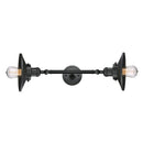 Innovations Lighting Railroad 2 Light Bath Vanity Light Part Of The Franklin Restoration Collection 208L-BK-M6-LED