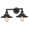 Innovations Lighting Railroad 2 Light Bath Vanity Light Part Of The Franklin Restoration Collection 208L-BK-M6-LED