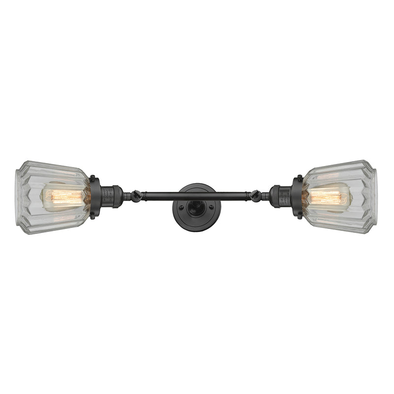 Innovations Lighting Chatham 2 Light Bath Vanity Light Part Of The Franklin Restoration Collection 208L-OB-G142-LED