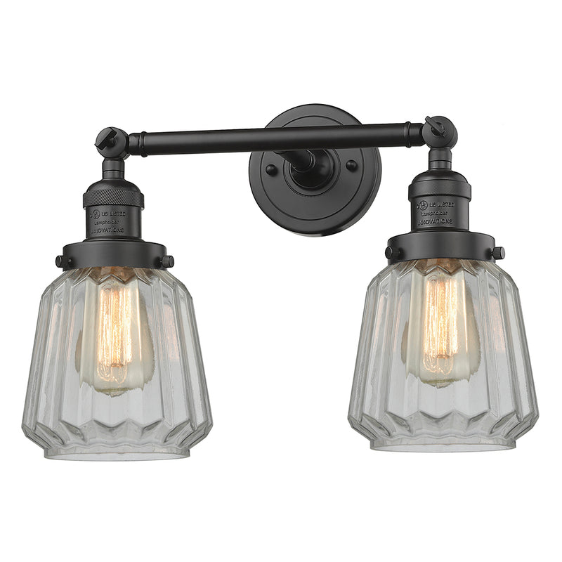Innovations Lighting Chatham 2 Light Bath Vanity Light Part Of The Franklin Restoration Collection 208L-OB-G142-LED