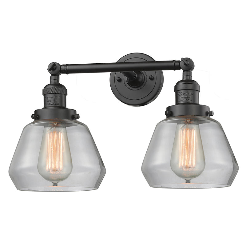 Innovations Lighting Fulton 2 Light Bath Vanity Light Part Of The Franklin Restoration Collection 208L-OB-G172-LED
