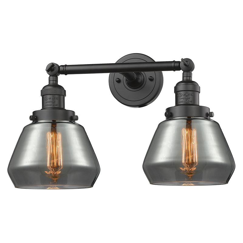 Innovations Lighting Fulton 2 Light Bath Vanity Light Part Of The Franklin Restoration Collection 208L-OB-G173-LED