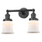 Innovations Lighting Small Canton 2 Light Bath Vanity Light Part Of The Franklin Restoration Collection 208L-OB-G181S-LED