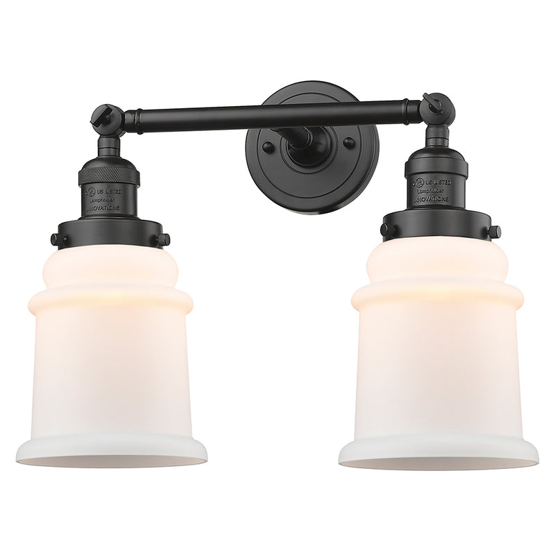 Innovations Lighting Canton 2 Light Bath Vanity Light Part Of The Franklin Restoration Collection 208L-OB-G181