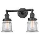 Innovations Lighting Small Canton 2 Light Bath Vanity Light Part Of The Franklin Restoration Collection 208L-OB-G182S-LED