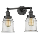 Innovations Lighting Canton 2 Light Bath Vanity Light Part Of The Franklin Restoration Collection 208L-OB-G182-LED