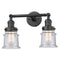 Innovations Lighting Small Canton 2 Light Bath Vanity Light Part Of The Franklin Restoration Collection 208L-OB-G184S-LED