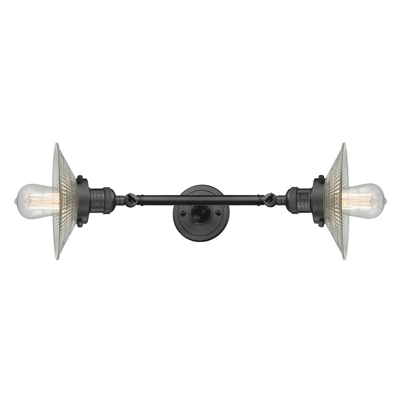 Innovations Lighting Halophane 2 Light Bath Vanity Light Part Of The Franklin Restoration Collection 208L-OB-G2