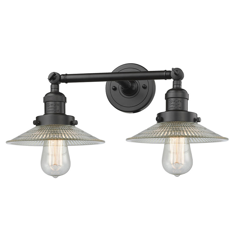 Innovations Lighting Halophane 2 Light Bath Vanity Light Part Of The Franklin Restoration Collection 208L-OB-G2