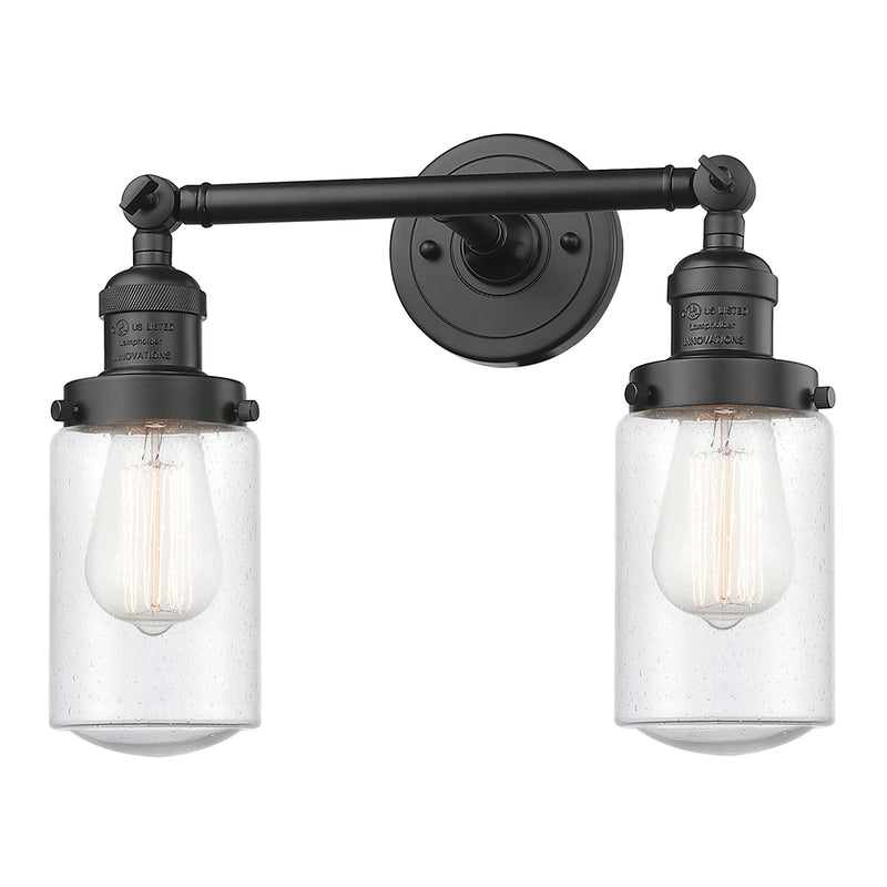 Innovations Lighting Dover 2 Light Bath Vanity Light Part Of The Franklin Restoration Collection 208L-OB-G314