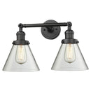 Innovations Lighting Large Cone 2 Light Bath Vanity Light Part Of The Franklin Restoration Collection 208L-OB-G42