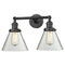 Innovations Lighting Large Cone 2 Light Bath Vanity Light Part Of The Franklin Restoration Collection 208L-OB-G42