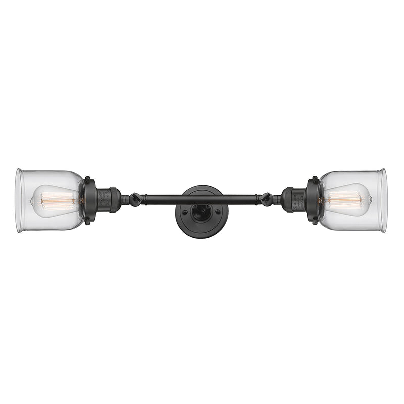 Innovations Lighting Small Bell 2 Light Bath Vanity Light Part Of The Franklin Restoration Collection 208L-OB-G52