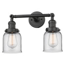 Innovations Lighting Small Bell 2 Light Bath Vanity Light Part Of The Franklin Restoration Collection 208L-OB-G52