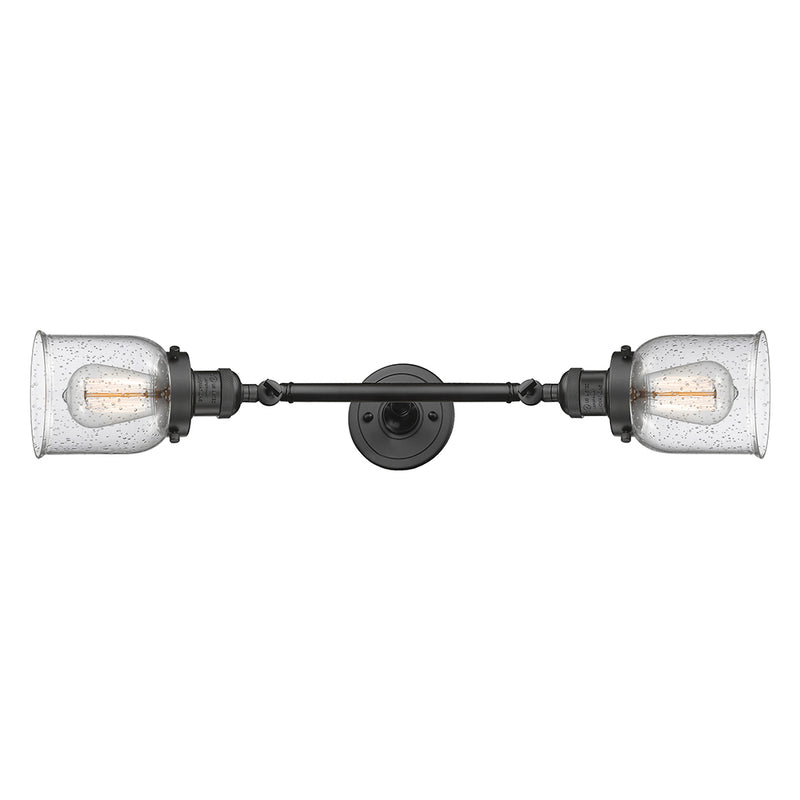 Innovations Lighting Small Bell 2 Light Bath Vanity Light Part Of The Franklin Restoration Collection 208L-OB-G54-LED