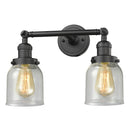 Innovations Lighting Small Bell 2 Light Bath Vanity Light Part Of The Franklin Restoration Collection 208L-OB-G54