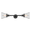 Innovations Lighting Small Cone 2 Light Bath Vanity Light Part Of The Franklin Restoration Collection 208L-OB-G62