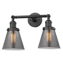 Innovations Lighting Small Cone 2 Light Bath Vanity Light Part Of The Franklin Restoration Collection 208L-OB-G63-LED