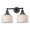 Innovations Lighting Large Bell 2 Light Bath Vanity Light Part Of The Franklin Restoration Collection 208L-OB-G71