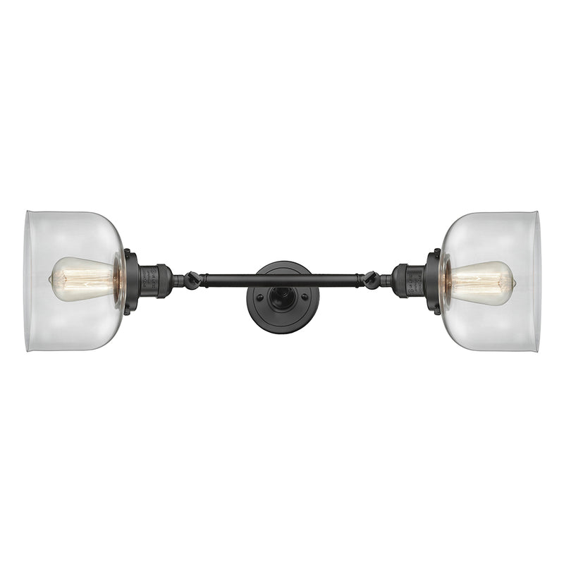 Innovations Lighting Large Bell 2 Light Bath Vanity Light Part Of The Franklin Restoration Collection 208L-OB-G72