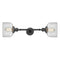 Bell Bath Vanity Light shown in the Oil Rubbed Bronze finish with a Clear shade