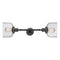 Bell Bath Vanity Light shown in the Oil Rubbed Bronze finish with a Seedy shade