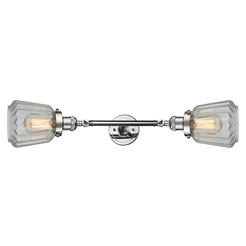 Innovations Lighting Chatham 2 Light Bath Vanity Light Part Of The Franklin Restoration Collection 208L-PC-G142-LED