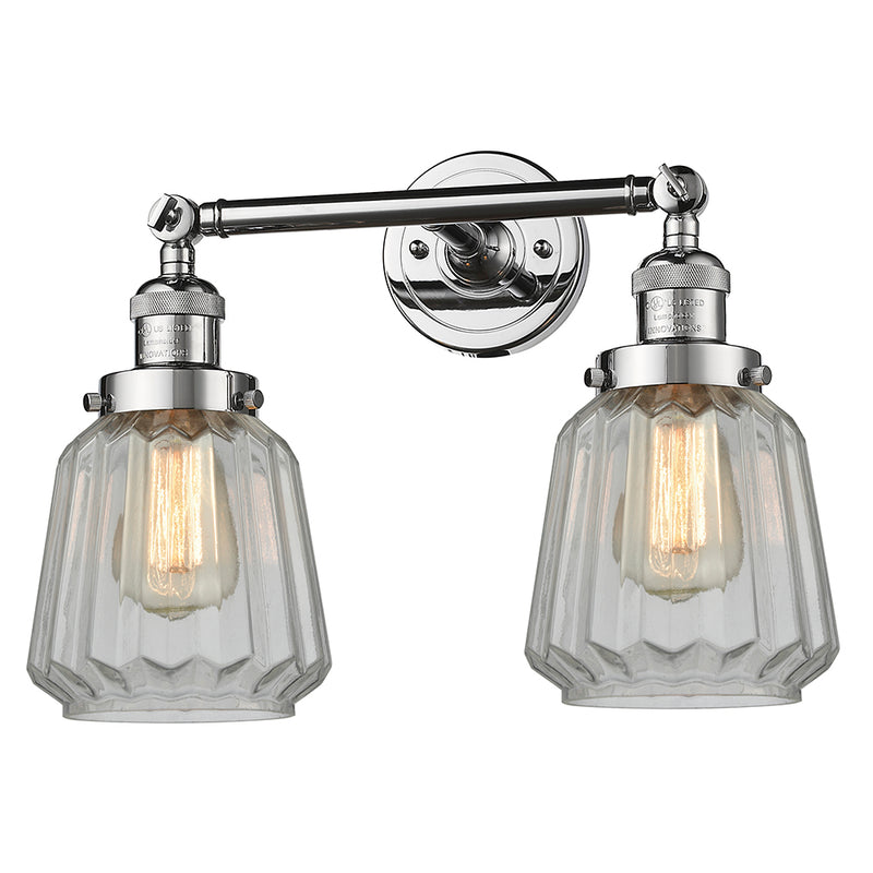 Innovations Lighting Chatham 2 Light Bath Vanity Light Part Of The Franklin Restoration Collection 208L-PC-G142