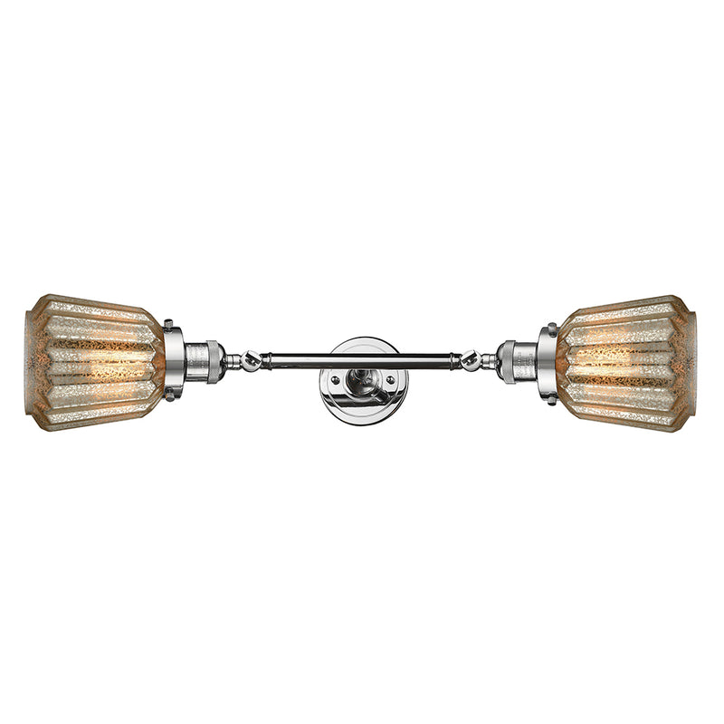 Innovations Lighting Chatham 2 Light Bath Vanity Light Part Of The Franklin Restoration Collection 208L-PC-G146