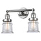 Innovations Lighting Small Canton 2 Light Bath Vanity Light Part Of The Franklin Restoration Collection 208L-PC-G182S