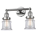 Innovations Lighting Small Canton 2 Light Bath Vanity Light Part Of The Franklin Restoration Collection 208L-PC-G182S-LED