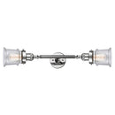 Innovations Lighting Small Canton 2 Light Bath Vanity Light Part Of The Franklin Restoration Collection 208L-PC-G184S-LED