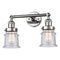 Innovations Lighting Small Canton 2 Light Bath Vanity Light Part Of The Franklin Restoration Collection 208L-PC-G184S-LED