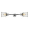 Canton Bath Vanity Light shown in the Polished Chrome finish with a Seedy shade