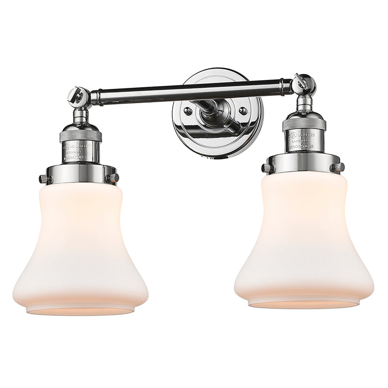 Innovations Lighting Bellmont 2 Light Bath Vanity Light Part Of The Franklin Restoration Collection 208L-PC-G191