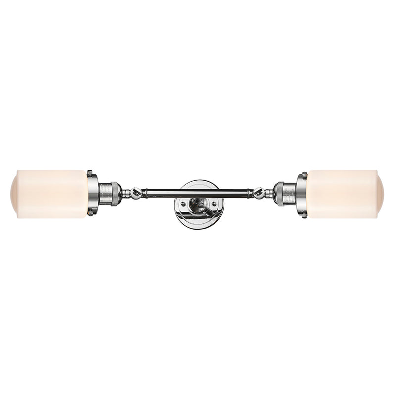 Innovations Lighting Dover 2 Light Bath Vanity Light Part Of The Franklin Restoration Collection 208L-PC-G311