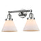 Innovations Lighting Large Cone 2 Light Bath Vanity Light Part Of The Franklin Restoration Collection 208L-PC-G41