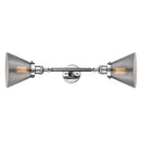 Innovations Lighting Large Cone 2 Light Bath Vanity Light Part Of The Franklin Restoration Collection 208L-PC-G43