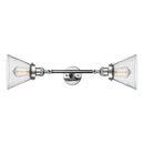 Innovations Lighting Large Cone 2 Light Bath Vanity Light Part Of The Franklin Restoration Collection 208L-PC-G44