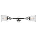 Innovations Lighting Small Bell 2 Light Bath Vanity Light Part Of The Franklin Restoration Collection 208L-PC-G52