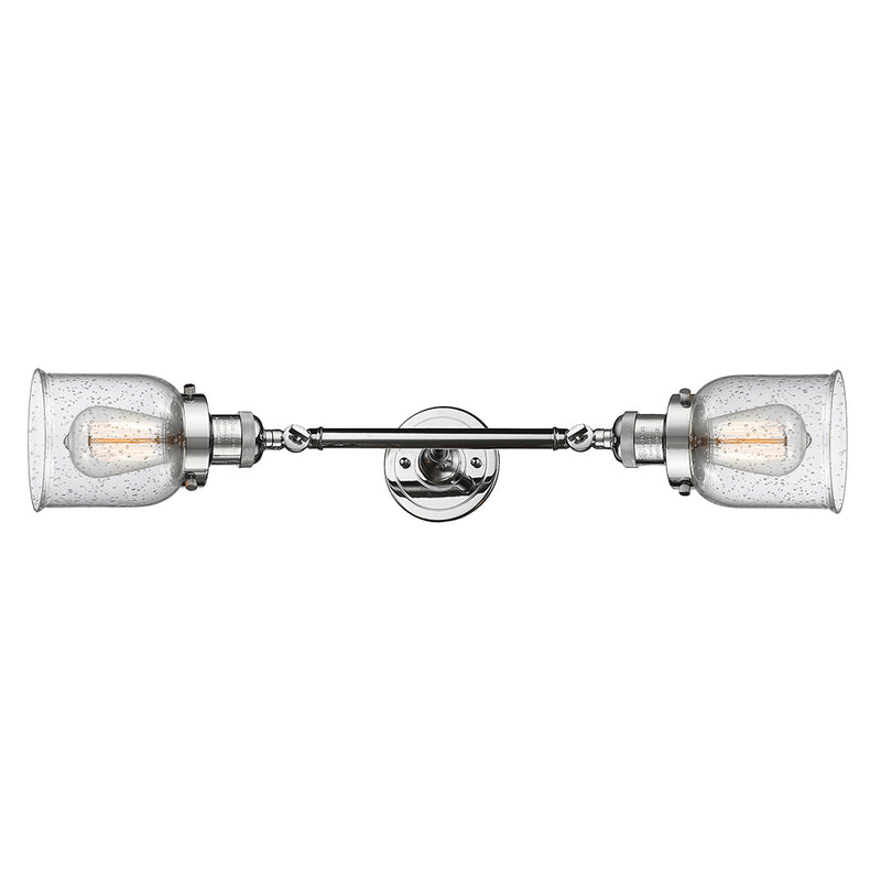 Innovations Lighting Small Bell 2 Light Bath Vanity Light Part Of The Franklin Restoration Collection 208L-PC-G54-LED