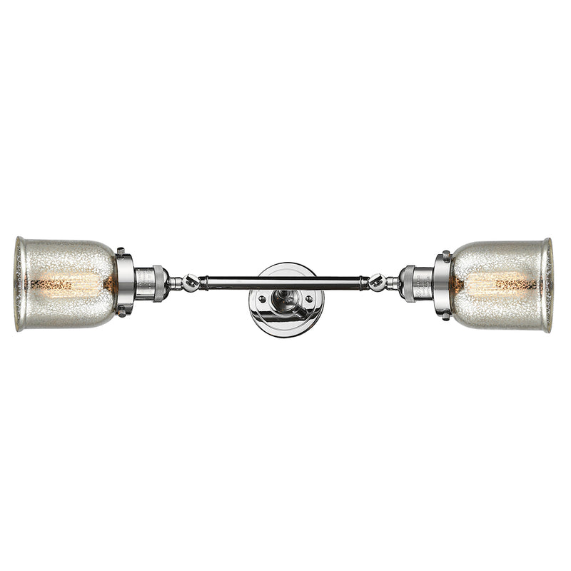 Innovations Lighting Small Bell 2 Light Bath Vanity Light Part Of The Franklin Restoration Collection 208L-PC-G58-LED